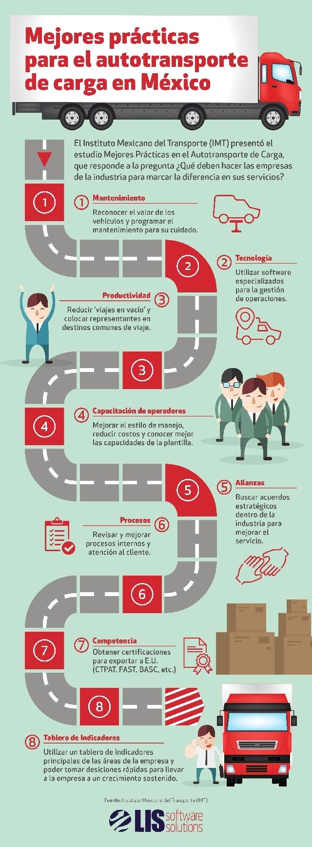 8 prácticas para una mejor gestión del transporte de carga Advanced Fleet